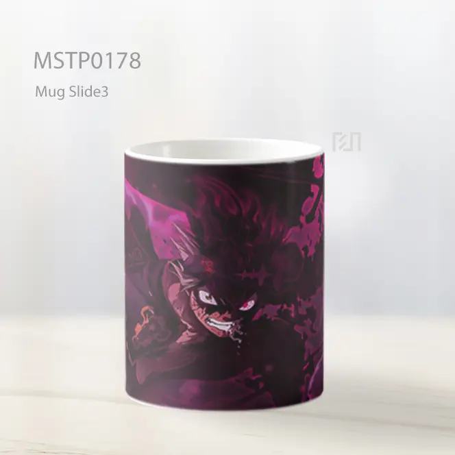 Asta Black Clover Amarah Iblis Mug MSTP0178 - All-side / Desain