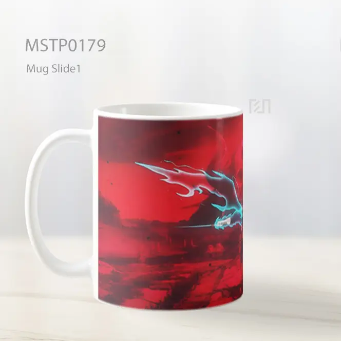 Asta Black Clover Demon Skull Mug MSTP0179 - All-side / Desain