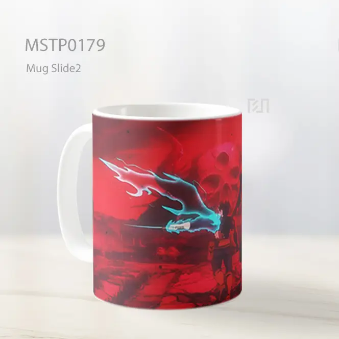 Asta Black Clover Demon Skull Mug MSTP0179 - All-side / Desain