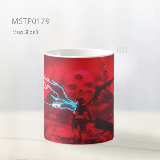 Asta Black Clover Demon Skull Mug MSTP0179 - All-side / Desain