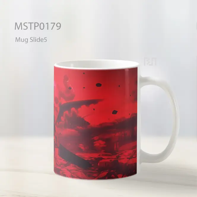 Asta Black Clover Demon Skull Mug MSTP0179 - All-side / Desain