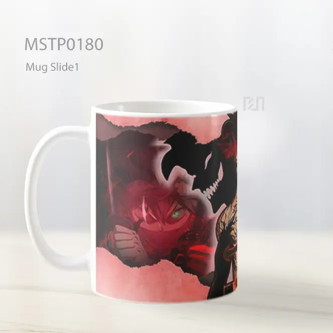 Asta Black Clover Demon Sword Mug MSTP0180 - All-side / Desain