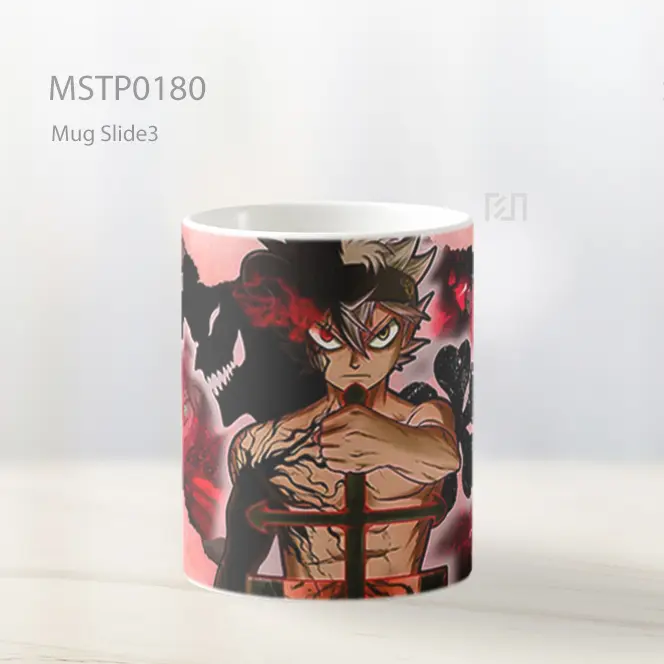 Asta Black Clover Demon Sword Mug MSTP0180 - All-side / Desain