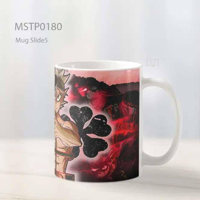 Asta Black Clover Demon Sword Mug MSTP0180 - All-side / Desain