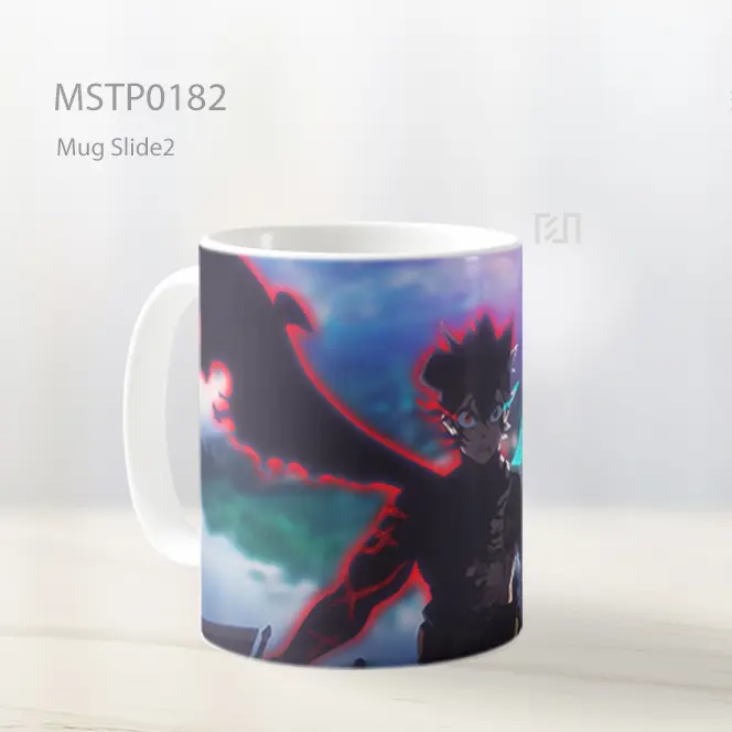 Asta Black Clover Sayap Ganda Mug MSTP0182 - All-side / Desain