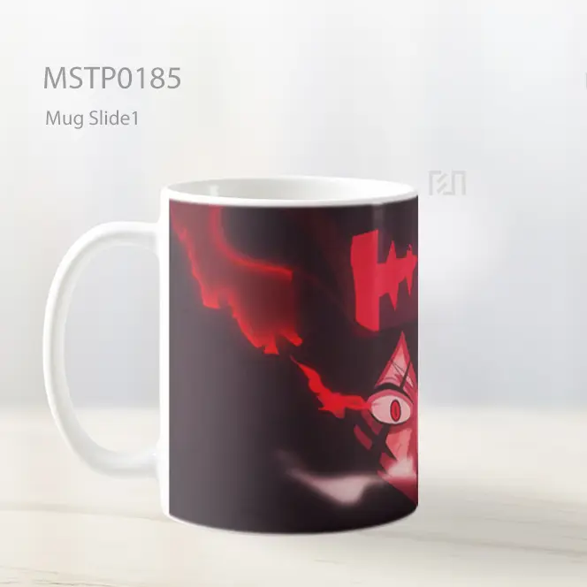 Asta Demon Mode Black Clover Mug MSTP0185 - All-side / Desain