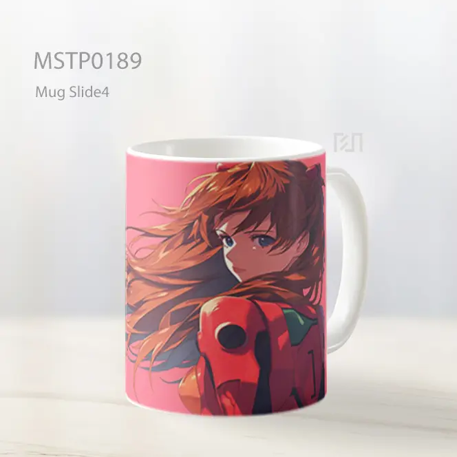Asuka Langley Latar Pink Mug MSTP0189
