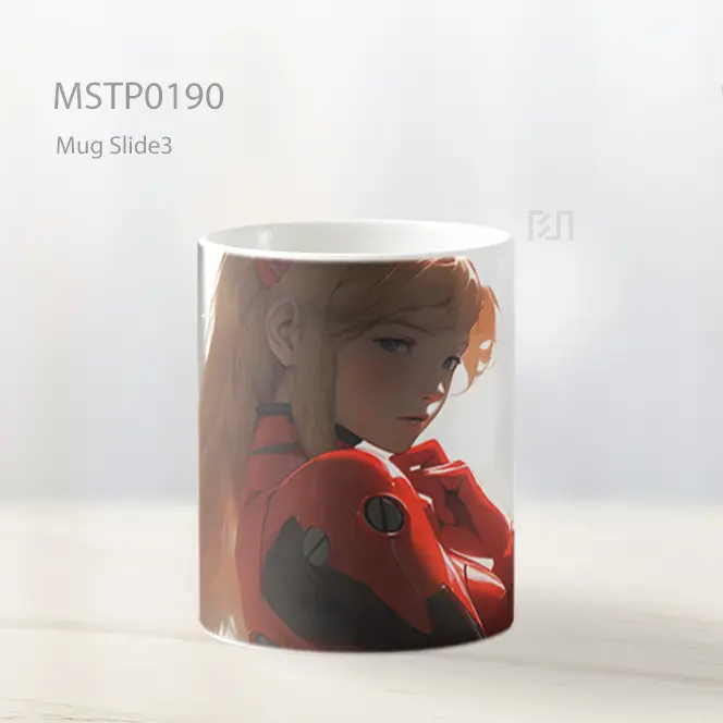 Asuka Langley Sohryu Cantik Mug MSTP0190 - All-side / Desain