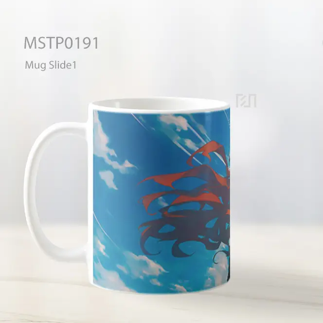 Asuka Langley Sunset Angin Mug MSTP0191 - All-side / Desain