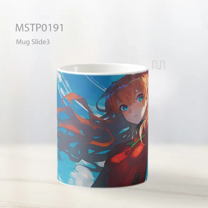 Asuka Langley Sunset Angin Mug MSTP0191 - All-side / Desain