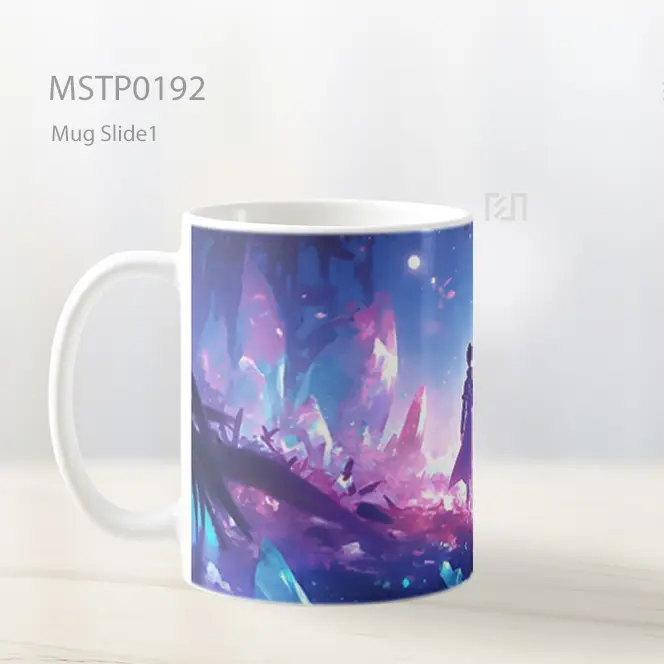 Asuna And Kirito Cahaya Magis Mug MSTP0192 - Tampak Kiri