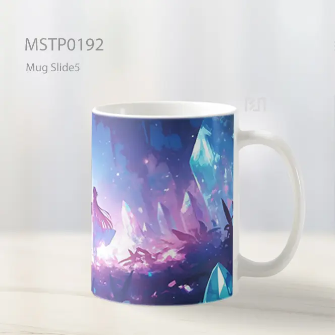 Asuna And Kirito Cahaya Magis Mug MSTP0192 - Tampak Kiri