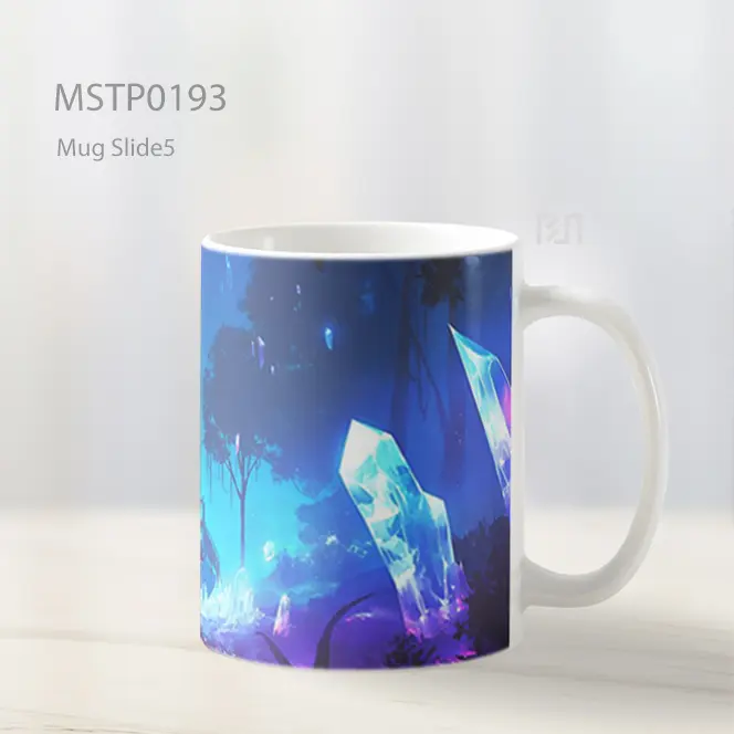Asuna And Kirito Hutan Kristal Sword Art Online Mug MSTP0193 - Tampak Kiri