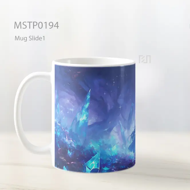 Asuna And Kirito Malam Berbintang Mug MSTP0194 - Tampak Kiri