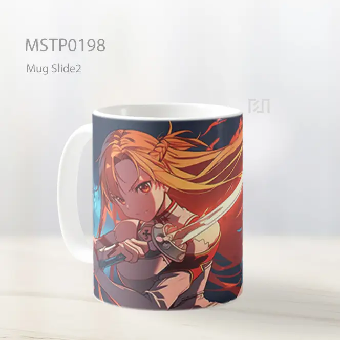Asuna Sword Art Mug MSTP0198 - All-side / Desain