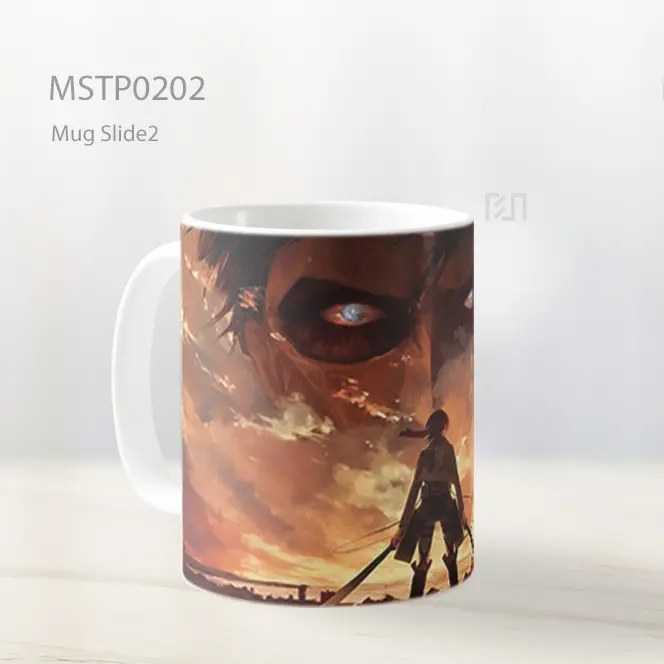 Attack On Titan Adegan Epik Mug MSTP0202 - All-side / Desain