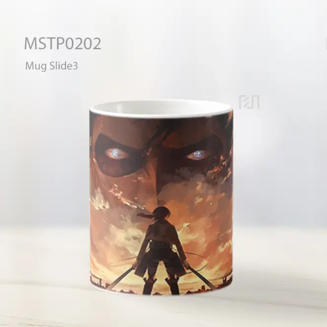 Attack On Titan Adegan Epik Mug MSTP0202 - All-side / Desain