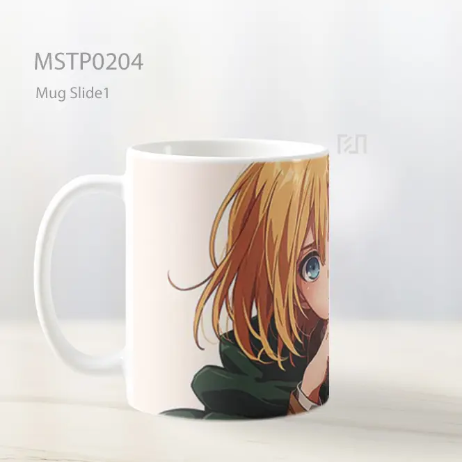 Attack On Titan Armin Merenung Mug MSTP0204 - All-side / Desain