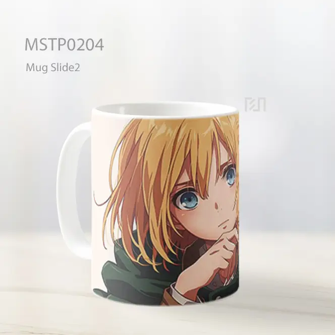 Attack On Titan Armin Merenung Mug MSTP0204 - All-side / Desain