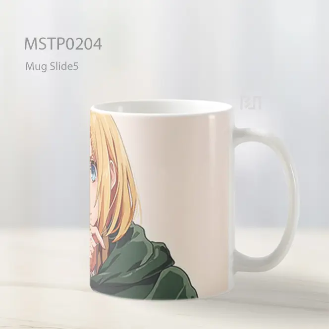 Attack On Titan Armin Merenung Mug MSTP0204 - All-side / Desain