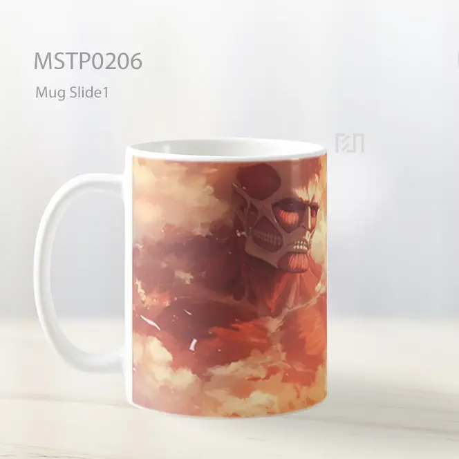 Attack On Titan Colossal Titan Mug MSTP0206 - All-side / Desain