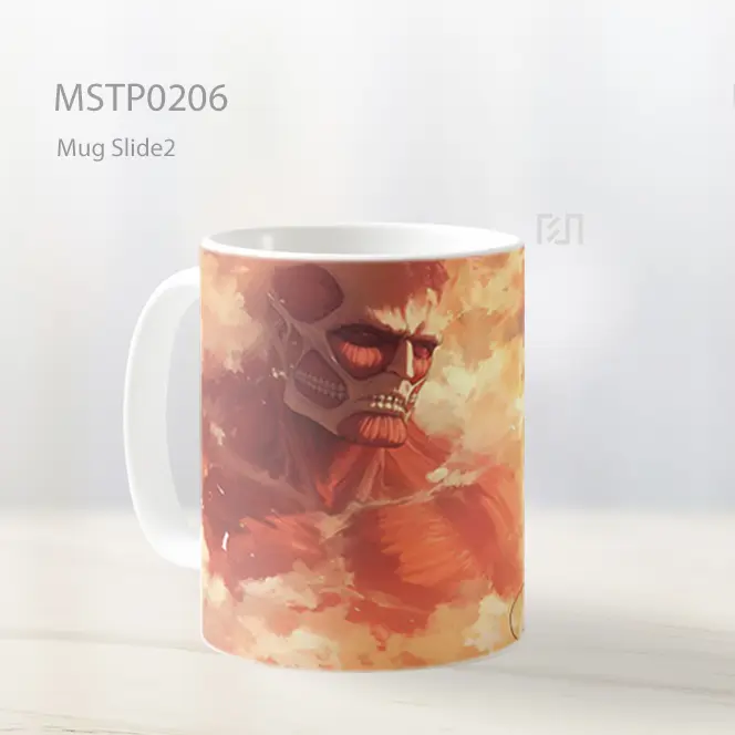 Attack On Titan Colossal Titan Mug MSTP0206 - All-side / Desain
