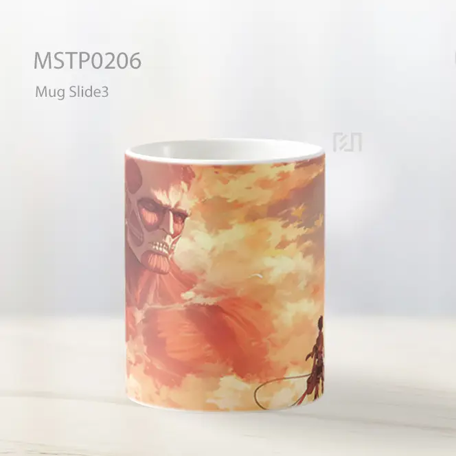Attack On Titan Colossal Titan Mug MSTP0206 - All-side / Desain