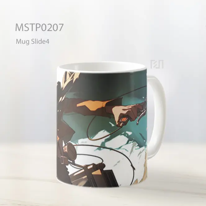 Attack On Titan Epik Eren Latar Mug MSTP0207
