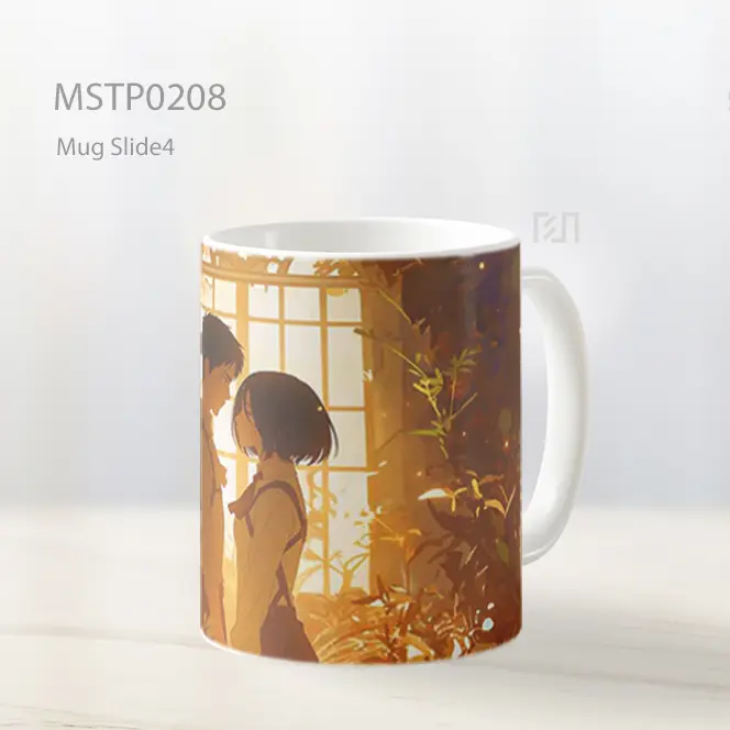 Attack On Titan Eren And Mikasa Jendela Scene Mug MSTP0208