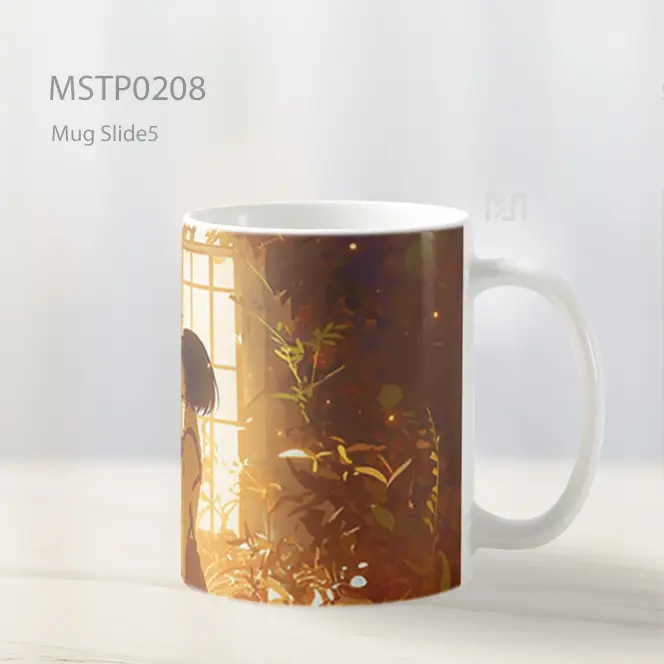 Attack On Titan Eren And Mikasa Jendela Scene Mug MSTP0208 - All-side / Desain
