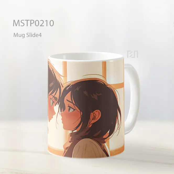 Attack On Titan Eren Dan Mikasa Suasana Romantis Mug MSTP0210
