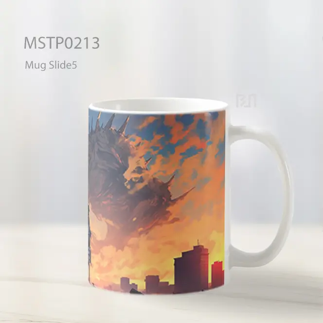 Attack On Titan Eren Vs Titan Mug MSTP0213 - All-side / Desain