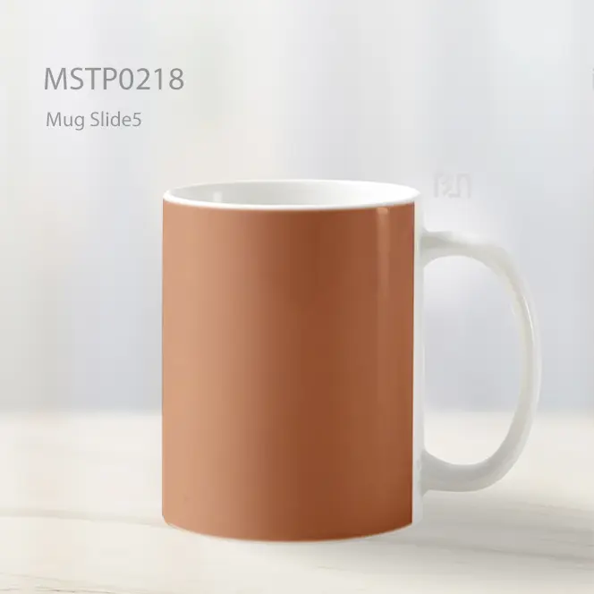 Attack On Titan Eren Yeager Minimalis Oranye Mug MSTP0218 - All-side / Desain