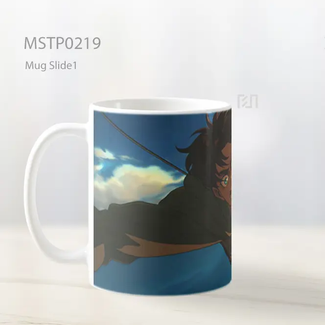 Attack On Titan Eren Yeager Odm Gear Terbang Mug MSTP0219 - All-side / Desain