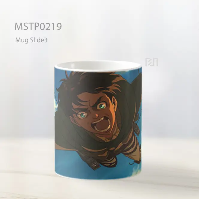 Attack On Titan Eren Yeager Odm Gear Terbang Mug MSTP0219 - All-side / Desain