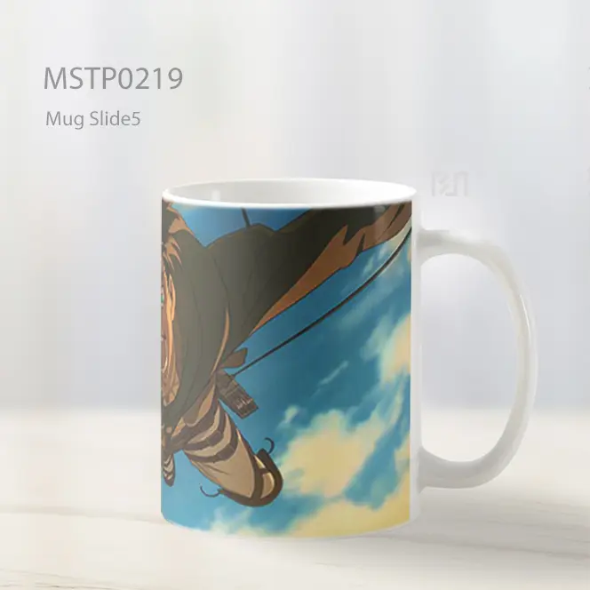 Attack On Titan Eren Yeager Odm Gear Terbang Mug MSTP0219 - All-side / Desain