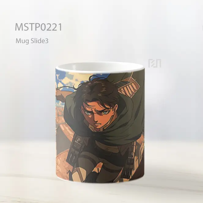 Attack On Titan Eren Yeager Mug MSTP0221 - All-side / Desain