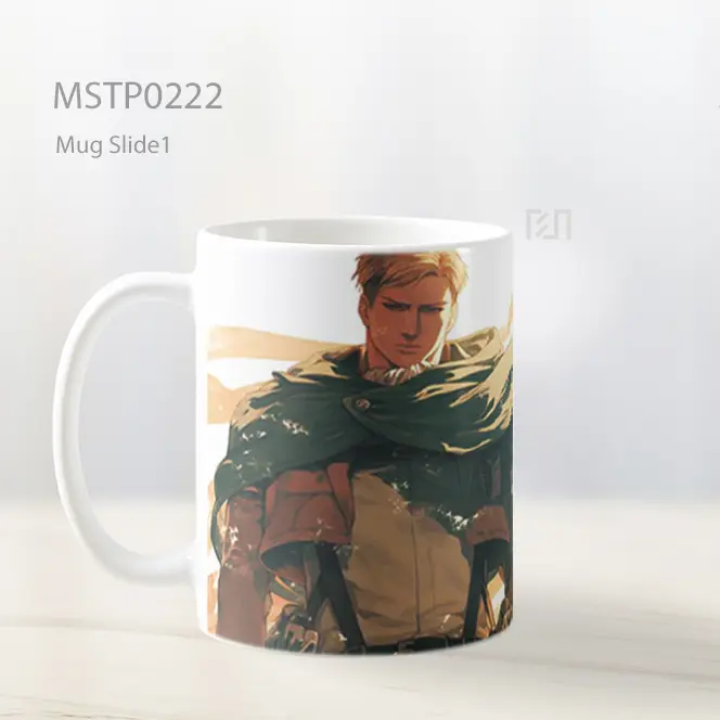 Attack On Titan Erwin Smith Survey Corps Mug MSTP0222 - All-side / Desain