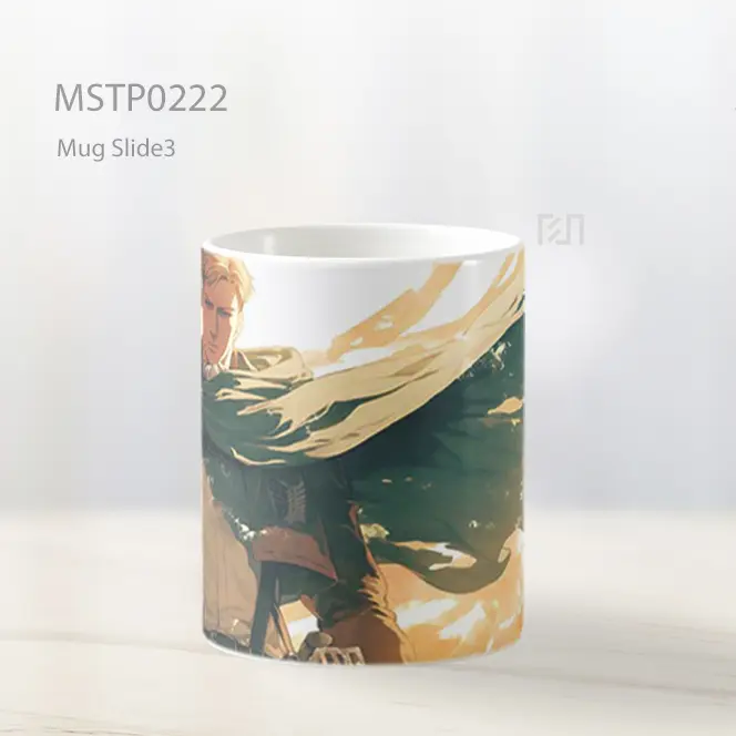 Attack On Titan Erwin Smith Survey Corps Mug MSTP0222 - All-side / Desain
