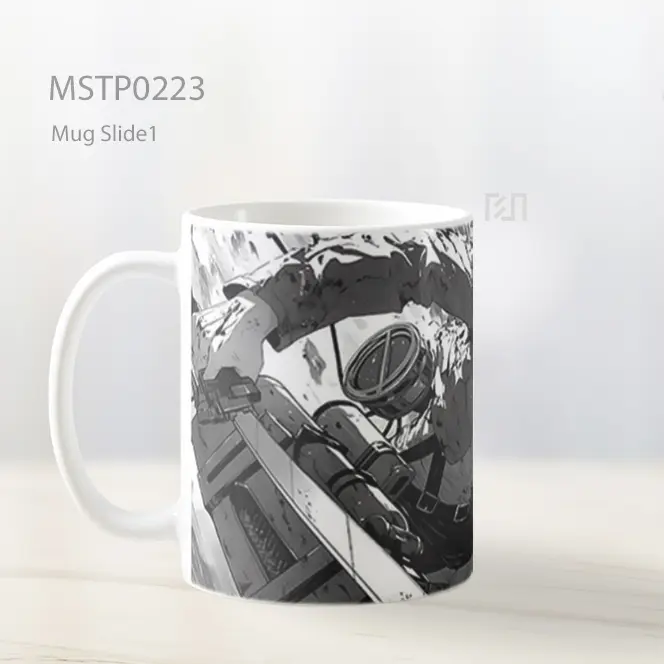 Attack On Titan Gaya Manga Mug MSTP0223 - All-side / Desain