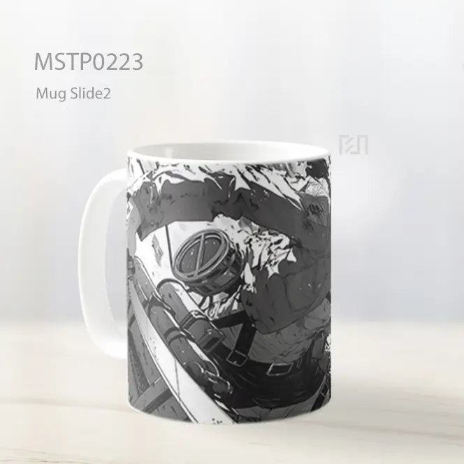 Attack On Titan Gaya Manga Mug MSTP0223 - All-side / Desain