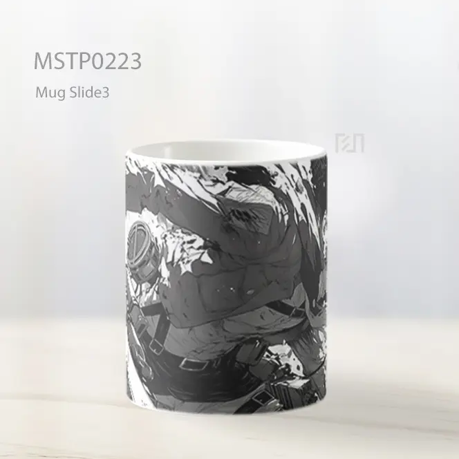 Attack On Titan Gaya Manga Mug MSTP0223 - All-side / Desain