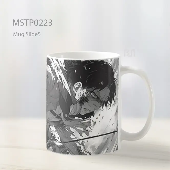 Attack On Titan Gaya Manga Mug MSTP0223 - All-side / Desain