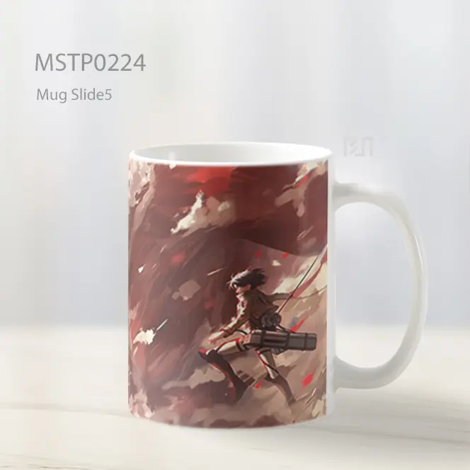 Attack On Titan Humanity Vs Giants Mug MSTP0224 - All-side / Desain