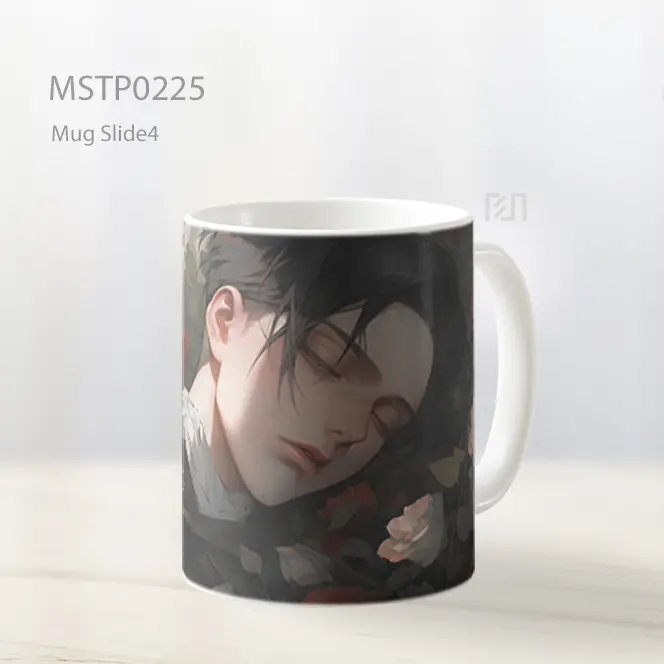 Attack On Titan Levi Ackerman Tidur Di Mawar Mug MSTP0225