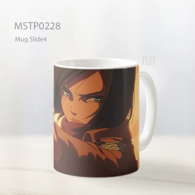 Attack On Titan Mikasa Ackerman Fighting Spirit Mug MSTP0228