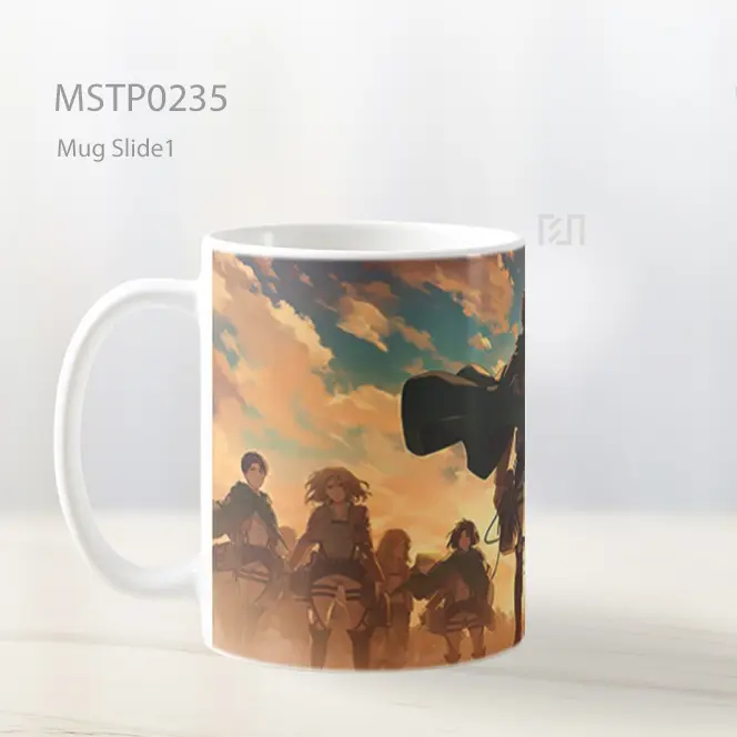 Attack On Titan Scouts Sunset Mug MSTP0235 - All-side / Desain