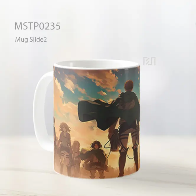 Attack On Titan Scouts Sunset Mug MSTP0235 - All-side / Desain