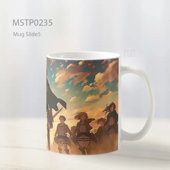 Attack On Titan Scouts Sunset Mug MSTP0235 - All-side / Desain