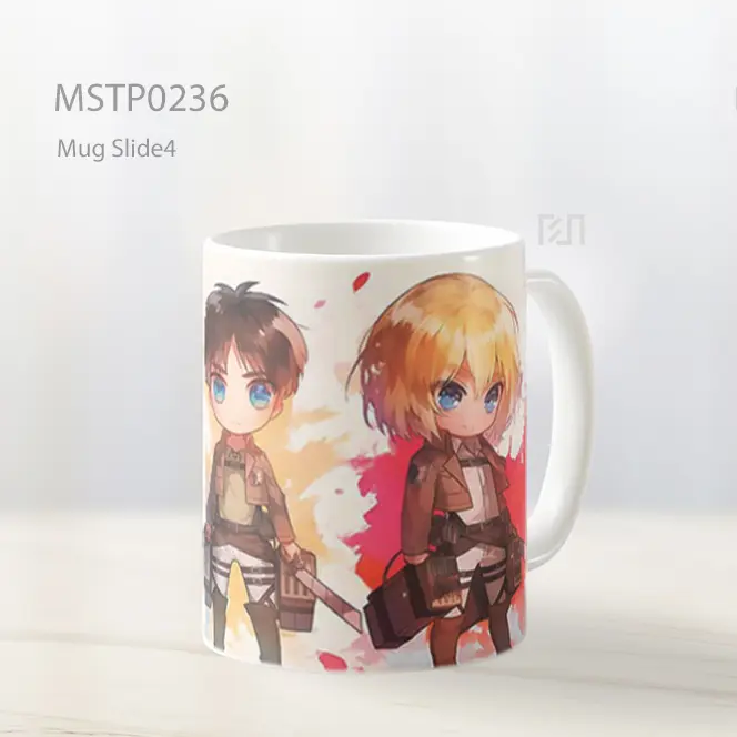 Attack On Titan Trio Tekad Kuat Mug MSTP0236